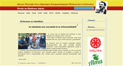 Desktop Screenshot of montagh.abony.hu